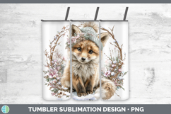 GorgeousAnimals Winter Knit Hat Tumbler design.