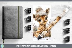 GorgeousAnimals Winter Knit Hat Pen Wrap design.