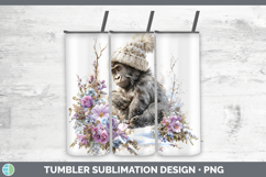 GorgeousAnimals Winter Knit Hat Tumbler design.