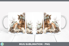 GorgeousAnimals Winter Knit Hat Mug Wrap design.