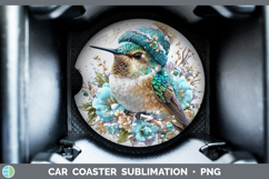 GorgeousAnimals Winter Knit Hat Car Coaster design.