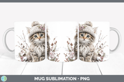 GorgeousAnimals Winter Knit Hat Mug Wrap design.