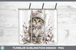 GorgeousAnimals Winter Knit Hat Tumbler design.