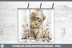 GorgeousAnimals Winter Knit Hat Tumbler design.