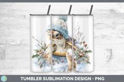 GorgeousAnimals Winter Knit Hat Tumbler design.
