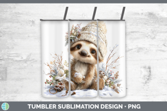 GorgeousAnimals Winter Knit Hat Tumbler design.