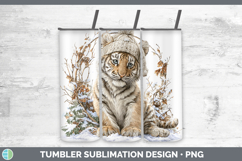 GorgeousAnimals Winter Knit Hat Tumbler design.