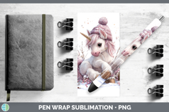 GorgeousAnimals Winter Knit Hat Pen Wrap design.