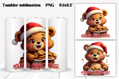 Christmas tumbler sublimation | Christmas animal tumbler PNG Product Image 6