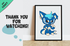 Anime character set 01. Tshirt, PNG. Product Image 6