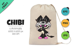 Anime character set 02. Tshirt, PNG. Product Image 5