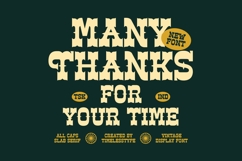 Ankara Trave - Vintage Display Typeface Font Product Image 15