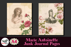 Marie Antoinette Journal Pages A4 Printable Set Product Image 3