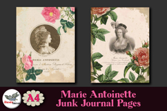 Marie Antoinette Journal Pages A4 Printable Set Product Image 4