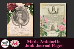 Marie Antoinette Journal Pages A4 Printable Set Product Image 5