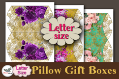 Floral Pillow Gift Box Printable Letter Template Vol 2 Product Image 1