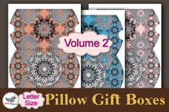 Silver Mandala Pillow Box Template Kit Vol.2 Letter Product Image 2