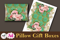Floral Pillow Gift Box Printable A4 Template Vol 2 Product Image 3