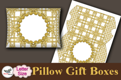 Gold Ornate Pillow Box Template Kit Vol.2 Letter Product Image 3