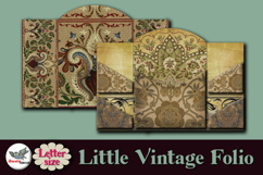 Little Brown Folio Junk Journal Kit Letter Printable Product Image 2