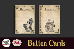 Vintage Sewing Button Cards Printable Set Product Image 3
