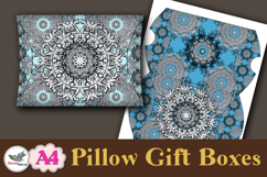 Silver Mandala Pillow Box Template Kit Vol.2 A4 Product Image 4