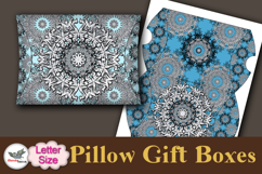 Silver Mandala Pillow Box Template Kit Vol.2 Letter Product Image 4