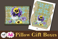 Floral Pillow Gift Box Printable A4 Template Vol 2 Product Image 4