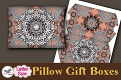 Silver Mandala Pillow Box Template Kit Vol.2 Letter Product Image 5
