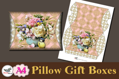 Floral Pillow Gift Box Printable A4 Template Vol 2 Product Image 5