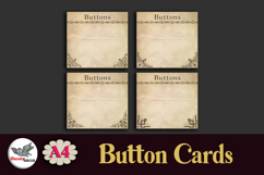 Vintage Sewing Button Cards Printable Set Product Image 5