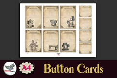 Vintage Sewing Button Cards Printable Set Product Image 6