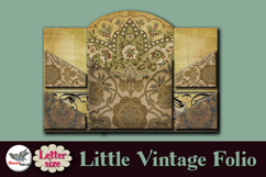 Little Brown Folio Junk Journal Kit Letter Printable Product Image 6