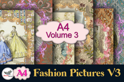 Vintage Fashion Junk Journal Pages A4 Volume 3 Product Image 1