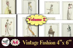 Vintage French Fashion Images 4x6 Printable Vol.2 Product Image 1