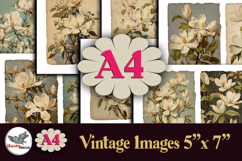 White Magnolia Botanical 5x7 Printable Journal Kit Product Image 1