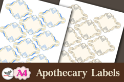 Vintage Apothecary Labels A4 Printable Set Product Image 2