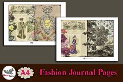 La Mode Illustrée Paris A4 Ephemera Journal Pages Product Image 2