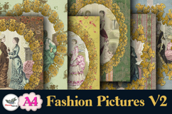 Vintage Fashion Junk Journal Pages A4 Volume 2 Product Image 2