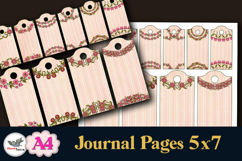 Floral Journal Tags 2 Sizes A4 Printable Set Product Image 2