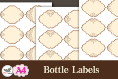 Vintage Bottle Labels Printable Kit A4 Product Image 2
