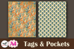 Vintage Wildflower Tags &amp; Pockets Junk Journal Kit Product Image 2