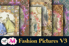 Vintage Fashion Junk Journal Pages A4 Volume 3 Product Image 2