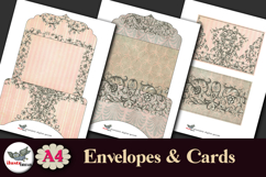 Vintage Baroque Cards &amp; Envelopes Printable Kit Product Image 2