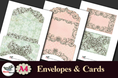 Pastel Baroque Cards &amp; Envelopes Printable Kit Product Image 2