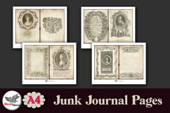 Marie Antoinette Junk Journal Kit A4 Vintage Pages Product Image 3