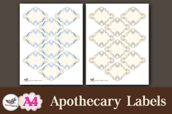 Vintage Apothecary Labels A4 Printable Set Product Image 3