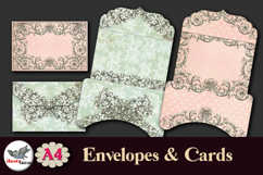 Pastel Baroque Cards &amp; Envelopes Printable Kit Product Image 3