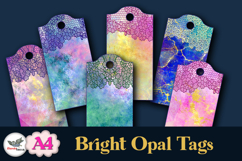 Bright Opal Printable Tags A4 Set Product Image 3