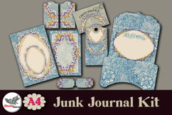 Winter Garden Junk Journal Kit A4 Cards &amp; Tags Product Image 3